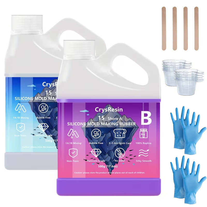 Soap Making Diy Kit - 500ml 2 Flaschen Flüssigsilikon für die