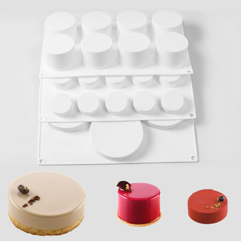 Soap Making Instructions - Zylindrische französische Mousse-Kuchenform, Silikon-Schokoladenform, Lebensmittelqualität, Küche,