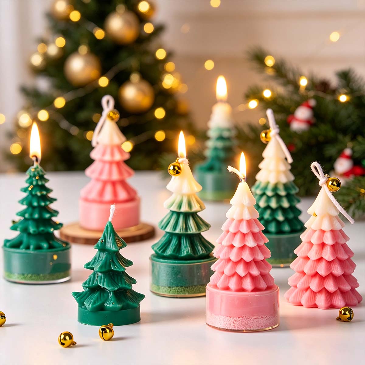 Soap Making Gifts - 3D Weihnachtsbaum Silikon-Kerzenform DIY Weihnachtsdekoration Handwerk