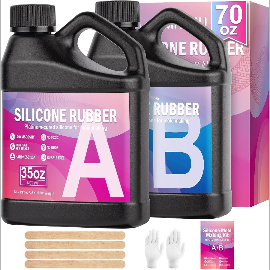 Soap Making Ins - Silikonformen-Bausatz, 38,8oz 15A Elastisches Flüssiges Silikagel