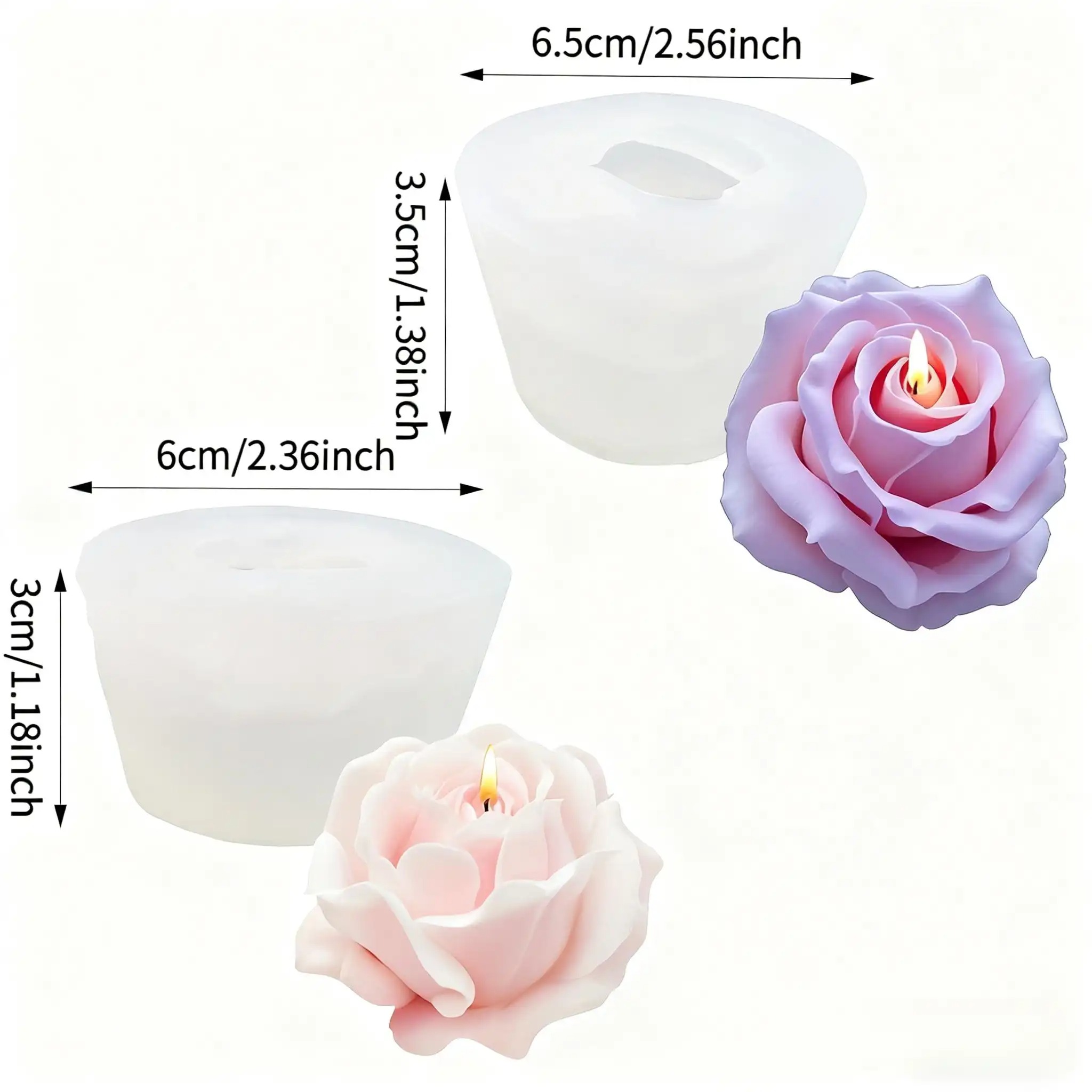 2 Stück romantische 3D-Rosen-S – Soap Making Gifts Bewertung und Preis