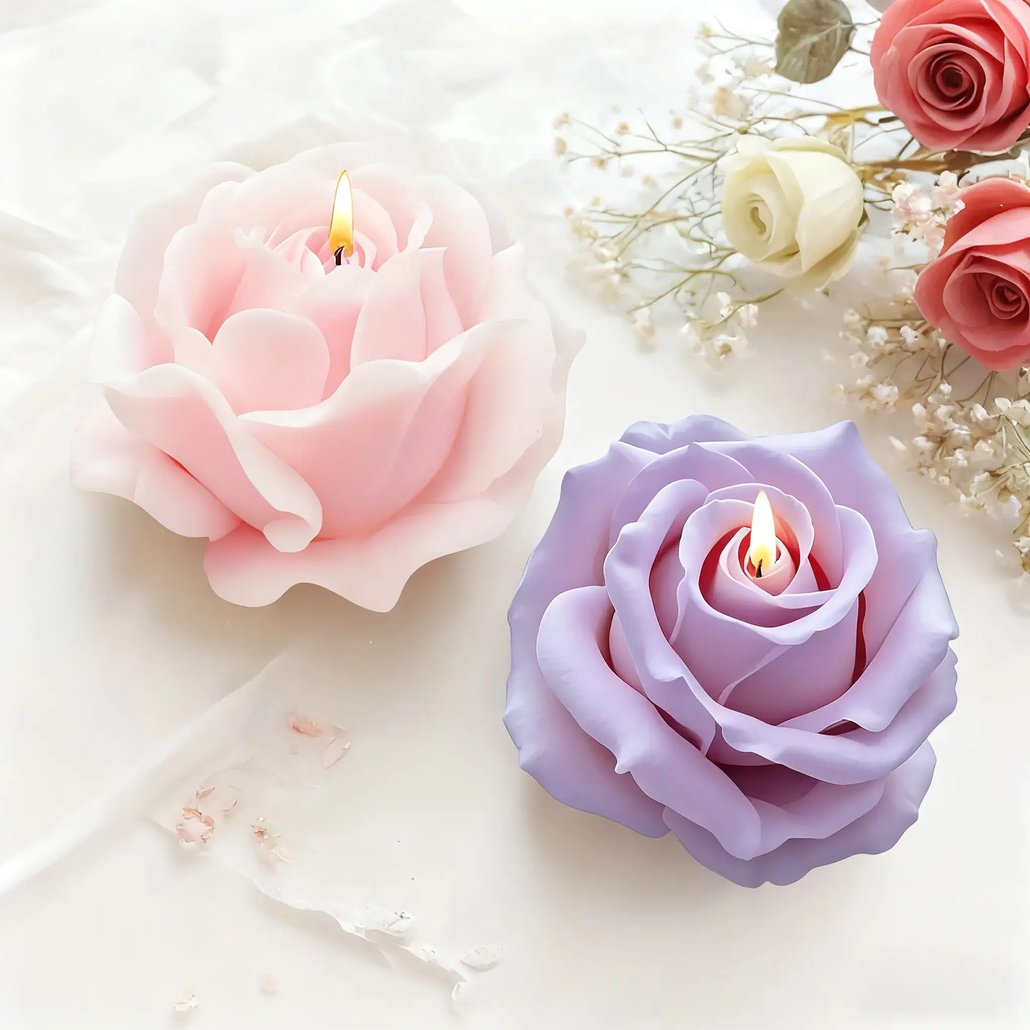 2 Stück romantische 3D-Rosen-S – Soap Making Gifts Bewertung und Preis