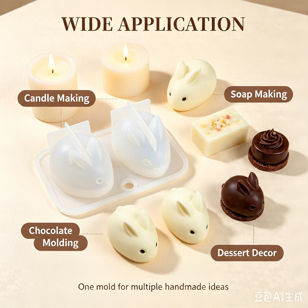 3D Mini-Hasen-Silikonform Lebe – Soap Making Instructions Bewertung und Preis