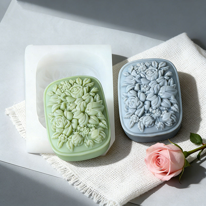 Quadratische Blumen-Silikonfor – Soap Making Kit For Beginners Bewertung und Preis