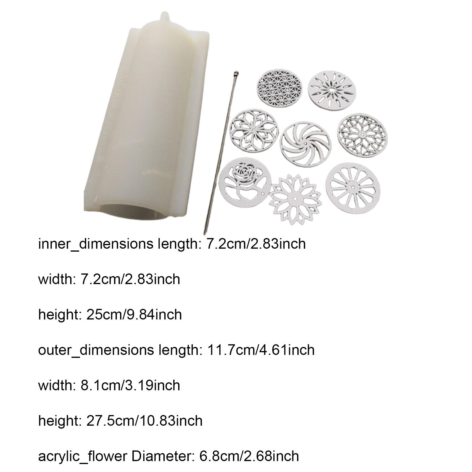 Silikon-Säulenform-Set mit Acr – Soap Making Diy Kit Bewertung und Preis